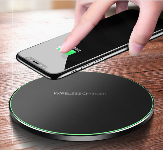 Magnetic wireless chaging plate