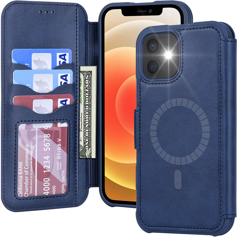 Magnetic Phone Case Wallet For iPhone 12 series