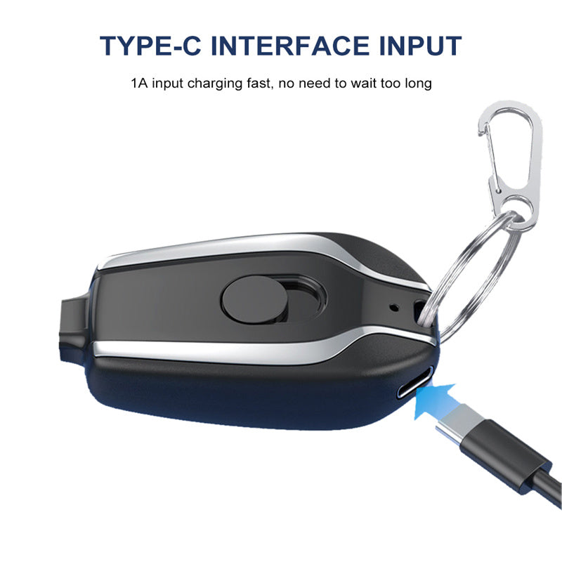 Mini mobile charging bank for all phone charger types