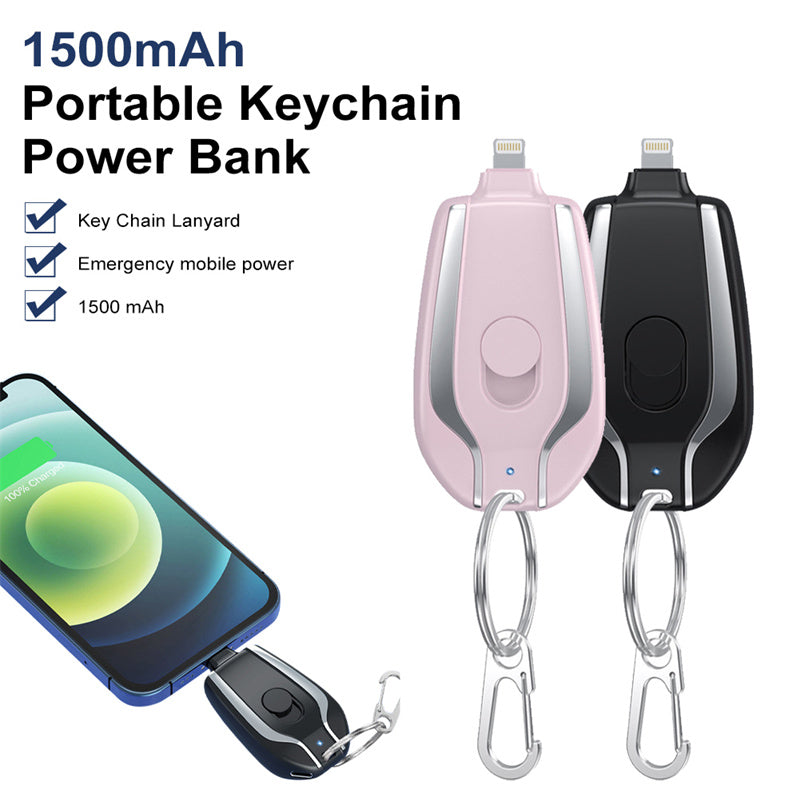 Mini mobile charging bank for all phone charger types