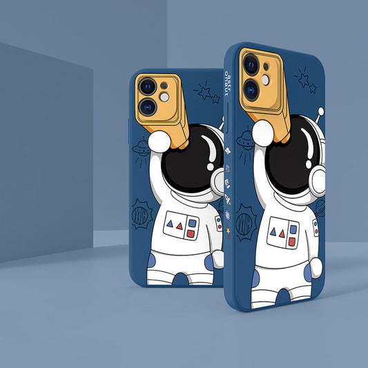 Telescope space man iphone case