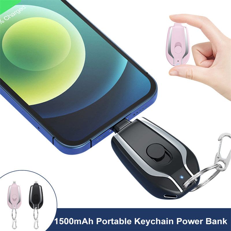 Mini mobile charging bank for all phone charger types